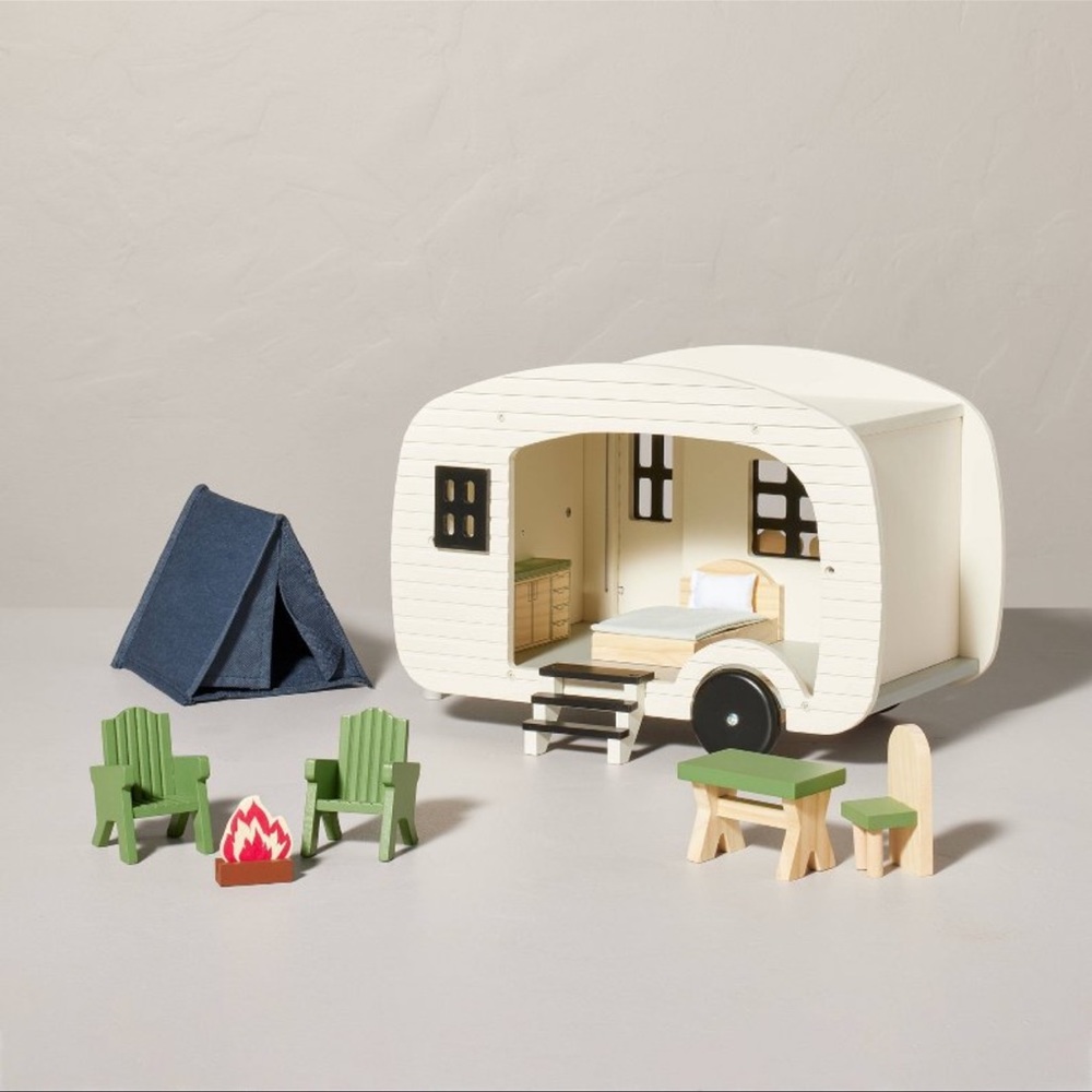 NEW- Toy Doll Camper with Accessories - Hearth & Hand™ with Magnolia